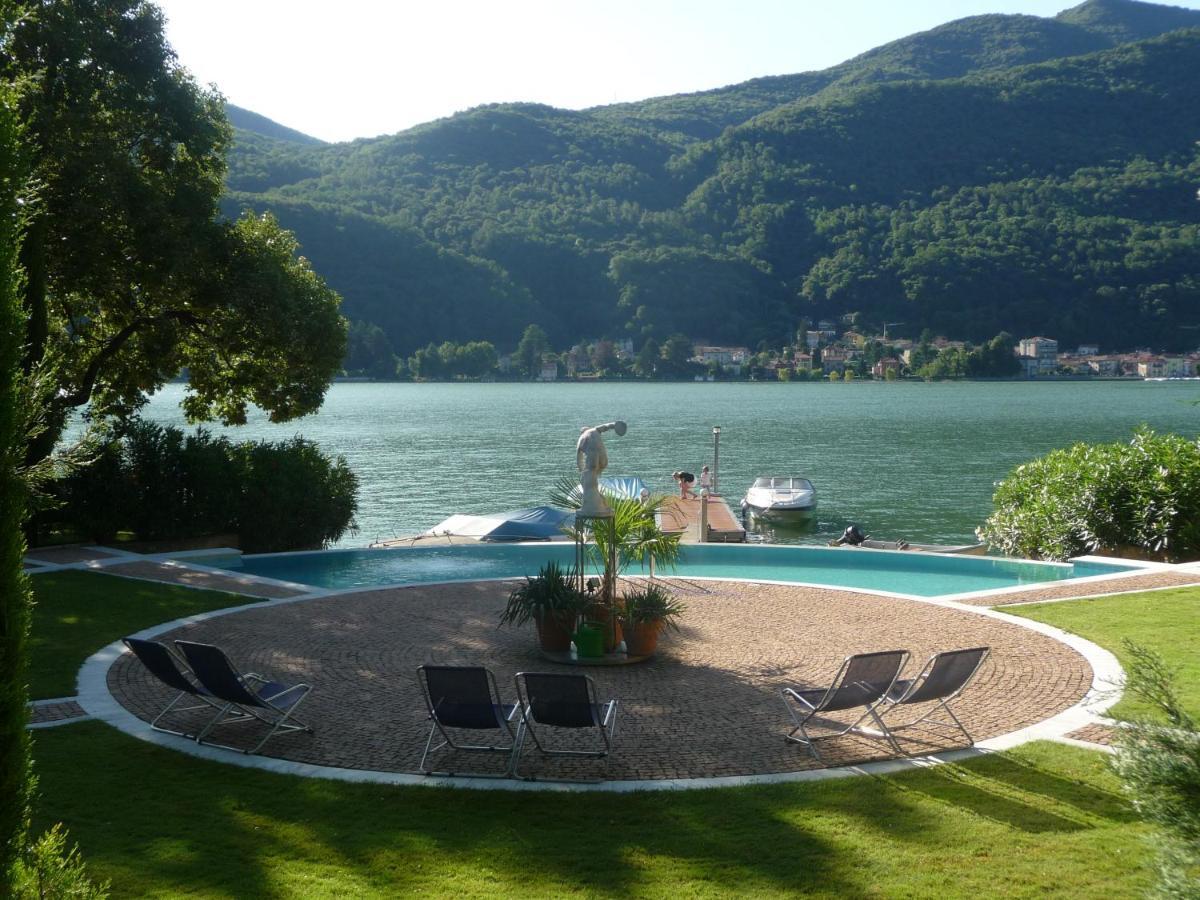 Ville Lago Lugano Porto Ceresio Dış mekan fotoğraf